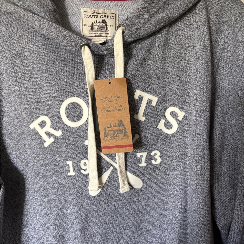 Roots Gray Hoodie Sweater - Picture 3 of 3
